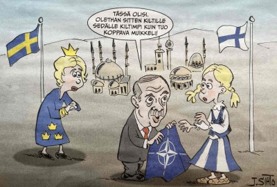 Alsjeblieft. Maar deze aardige oom verwacht wel <br />dat je je voortaan aardiger gedraagt dan die koppige meid.